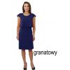 LaKey Astra Granatowa sukienka z falbaną dostawa w 24h
